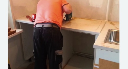 Сборка кухонного гарнитура. Будогощь